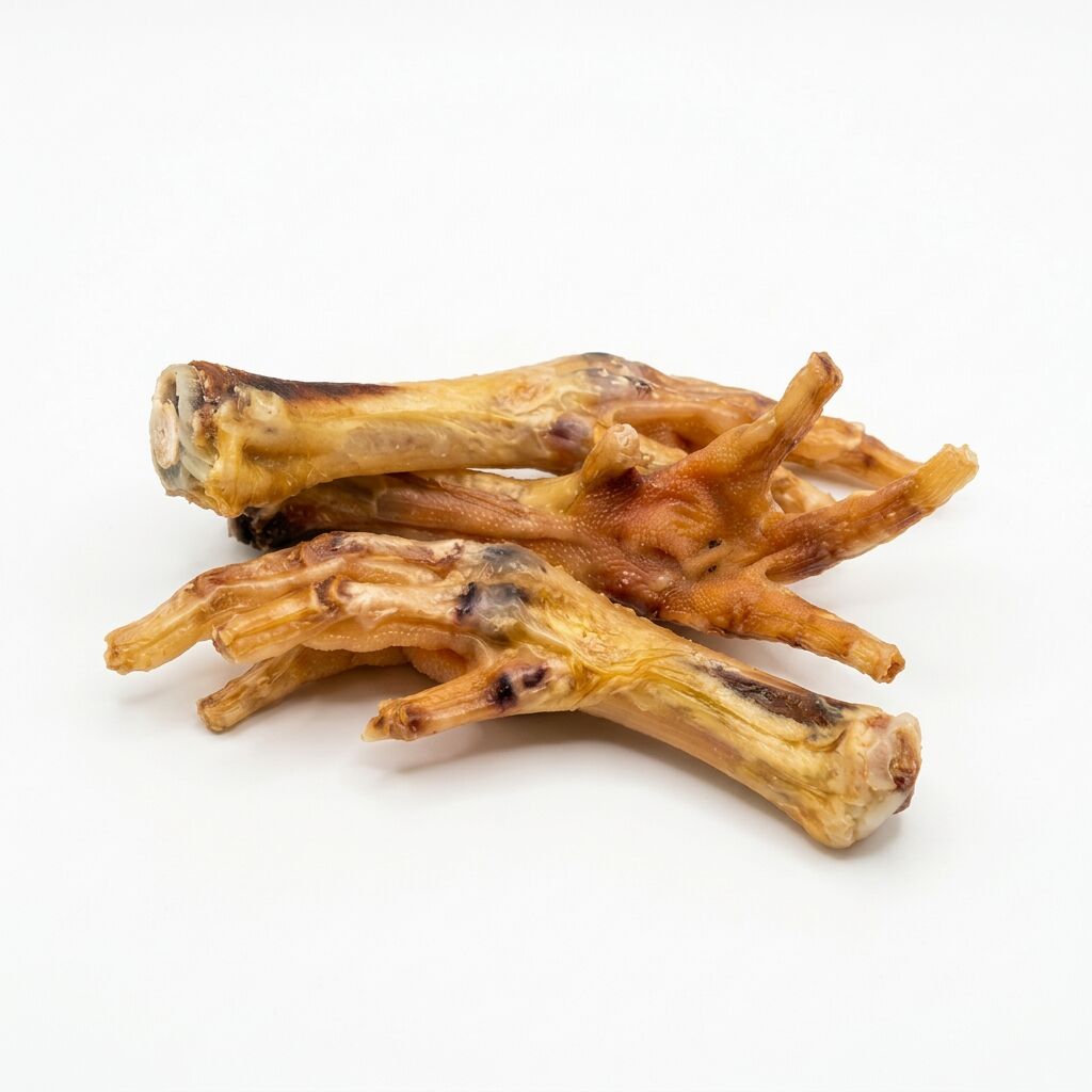 Patas de galinha desidratadas